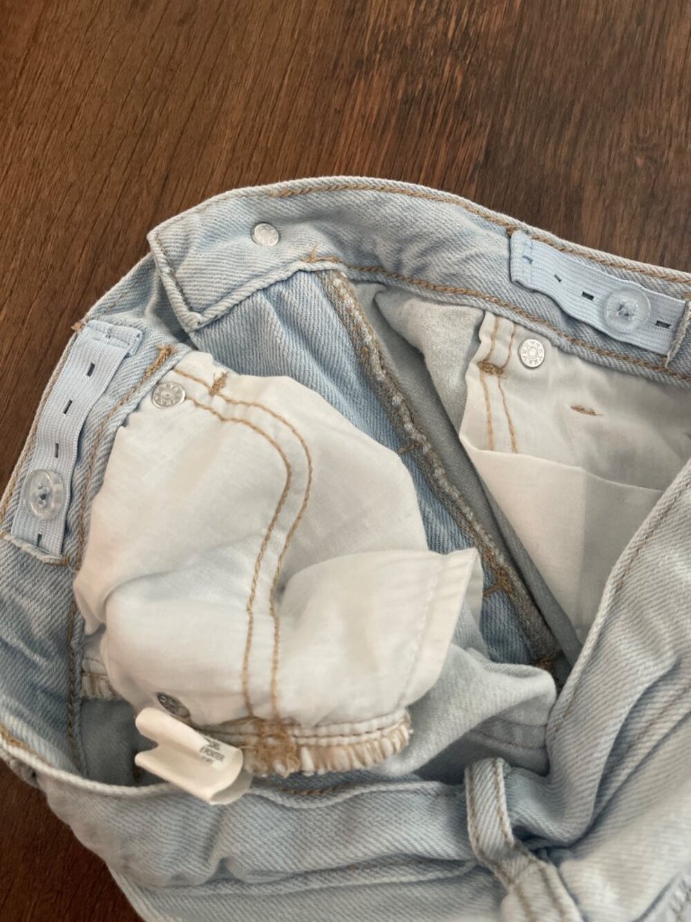 Sugar & Jade Jean Shorts Light Wash Denim Girls 12 - Picture 5 of 8